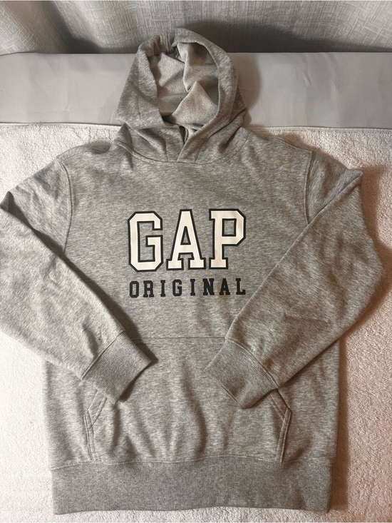 GAP Jackets & Blazers - GAP Men's Hooded Sweatshirt in Heather Gray with Logo